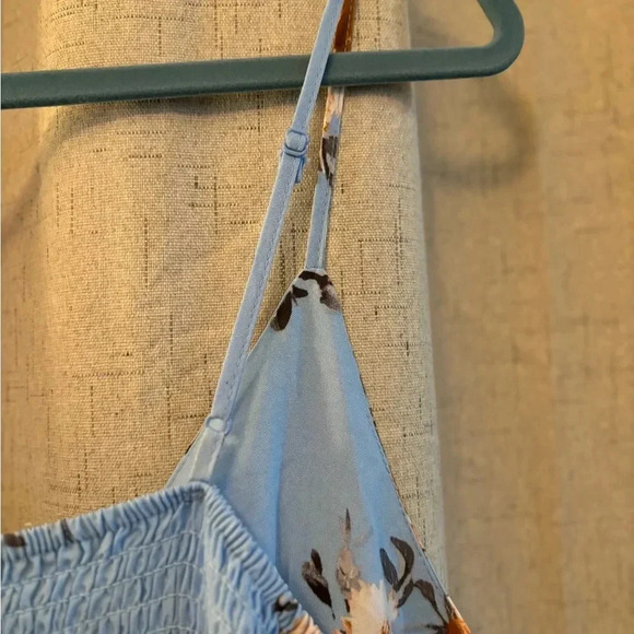 Justify Front Tie Plus Size 3X Floral Midi Sundress. Adjustable Straps. Flowy. - Picture 4 of 7